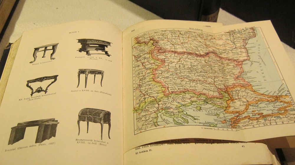 UJ LEXIKON,vol I,II,III,-,V,VI,DANTE PANTHEON, editie maghiara,1936.