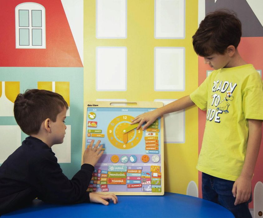 Calendar magnetic Bigjigs, Vremea, limba romana