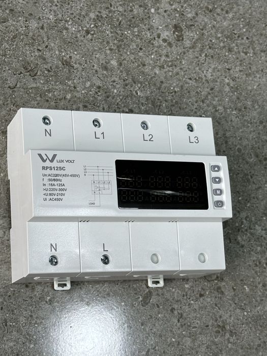 Автоматический Фаза переключатель 3 фазы 125 ампер