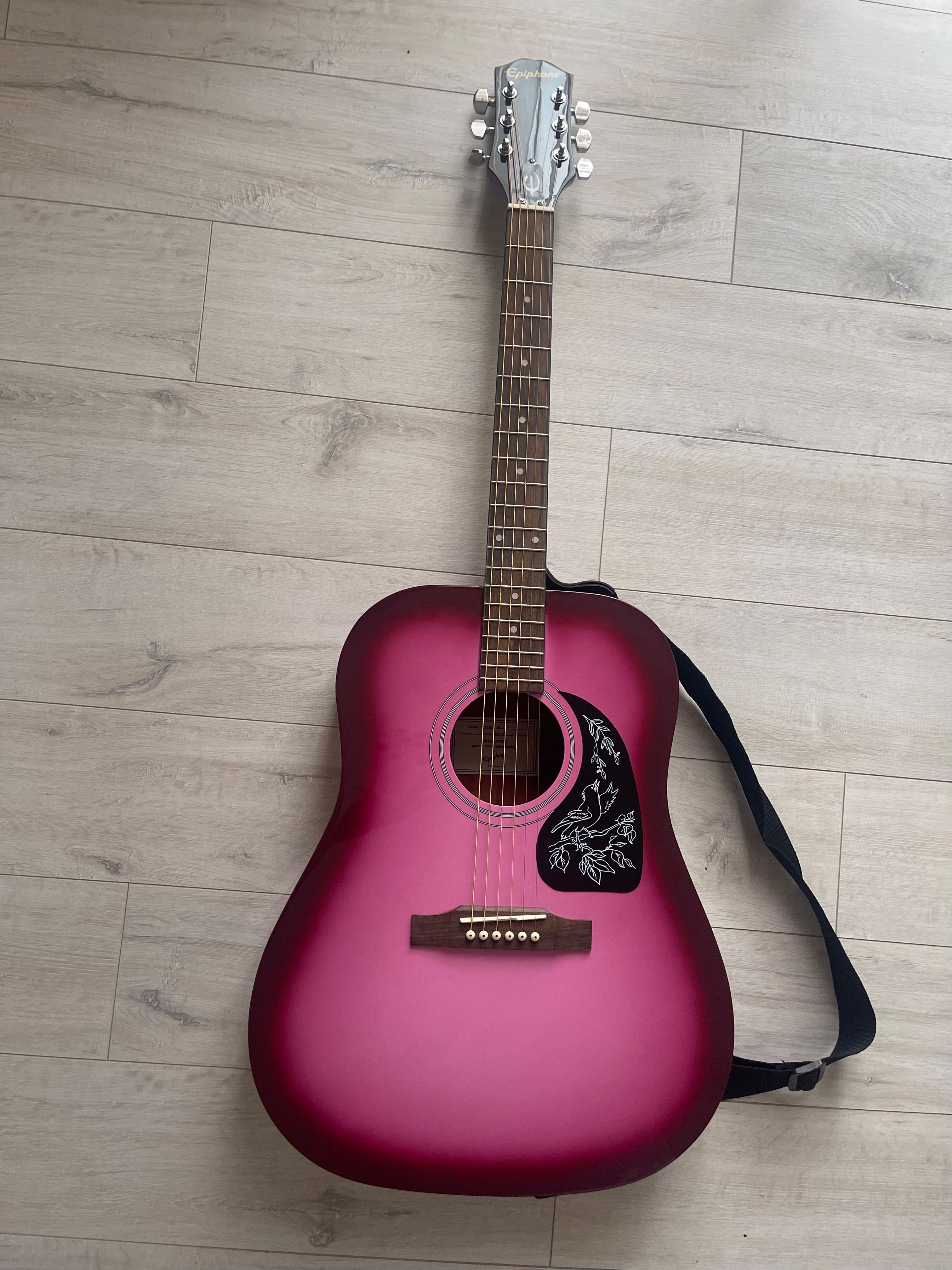 Акустична китара - Epiphone Starling Hot Pink Pearl