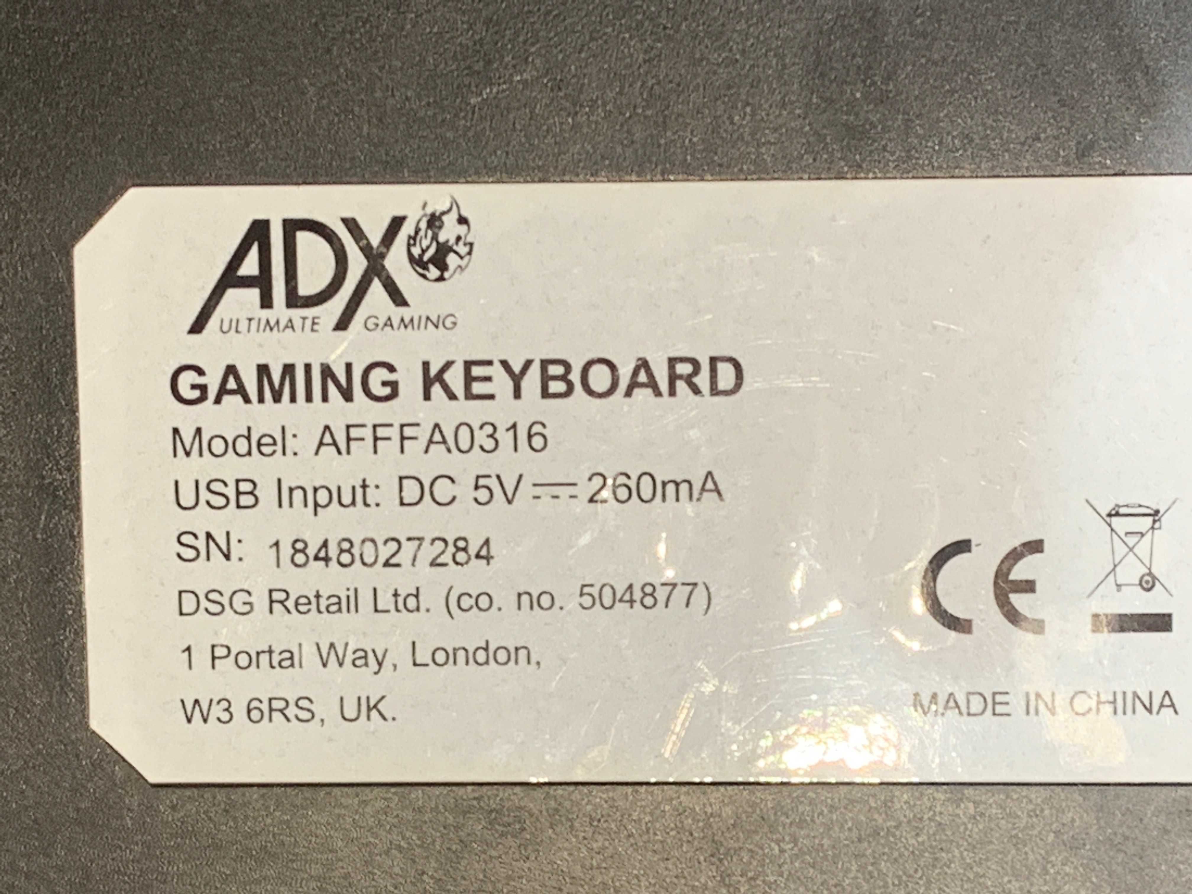 Tastatura Gaming Keyboard ADX Ultimate