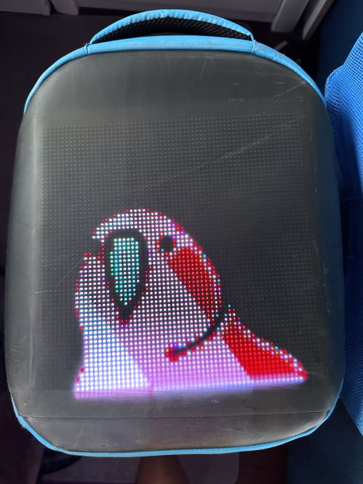 Ghiozdan led cu orice poza sau scris