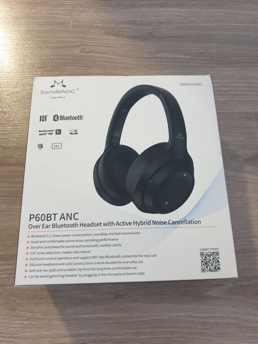 Casti SoundMagic P60BT ANC Sigilate