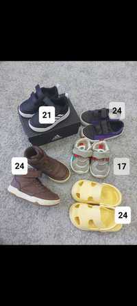 Обувь детская разные размеры