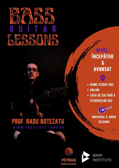 Cursuri/Lectii/Meditatii Chitara si Chitara Bass