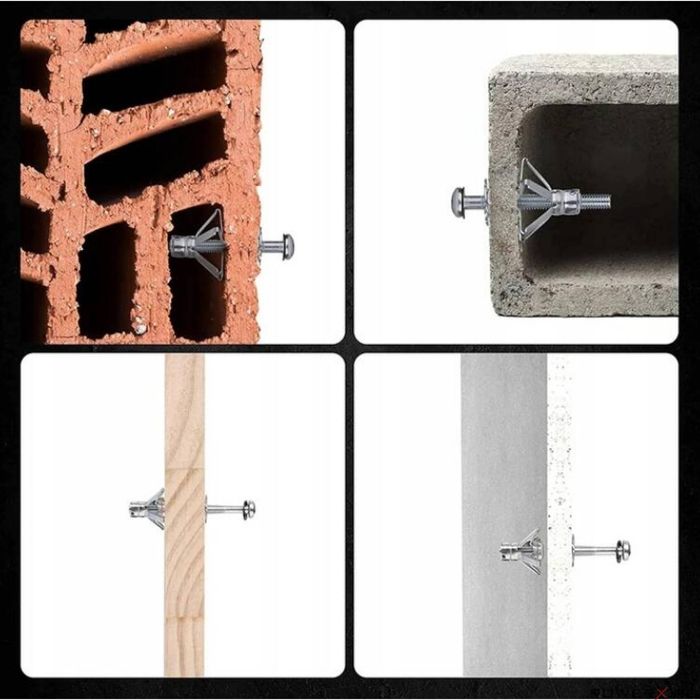 Cleste nituit, sertizat dibluri in panouri gips carton, 60 piese,