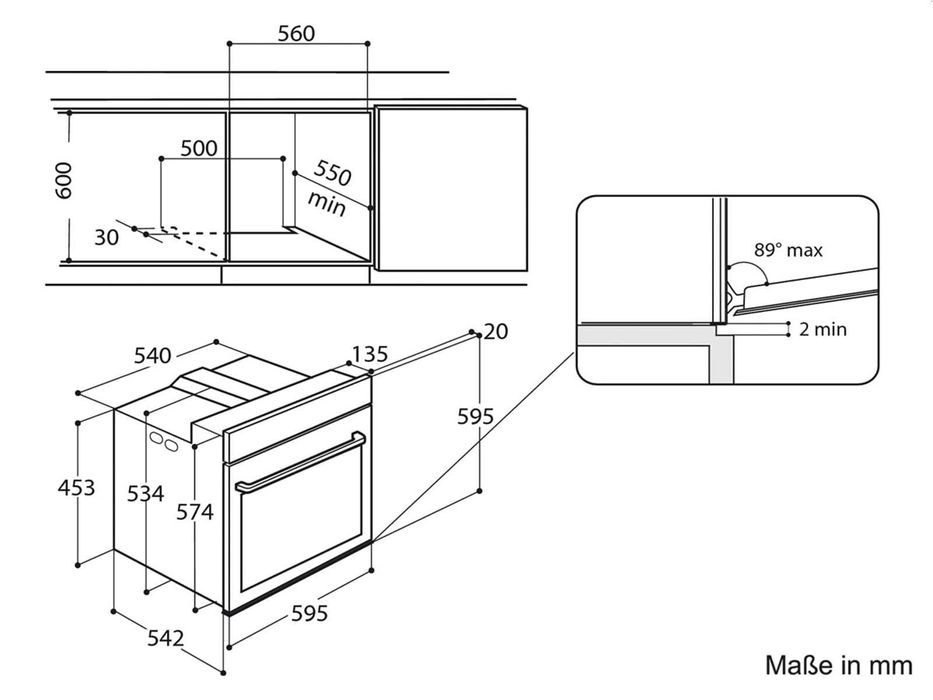 Фурна за вграждане PRIVILEG PHVK3 OH8V IN+Стъклокерамичен плот