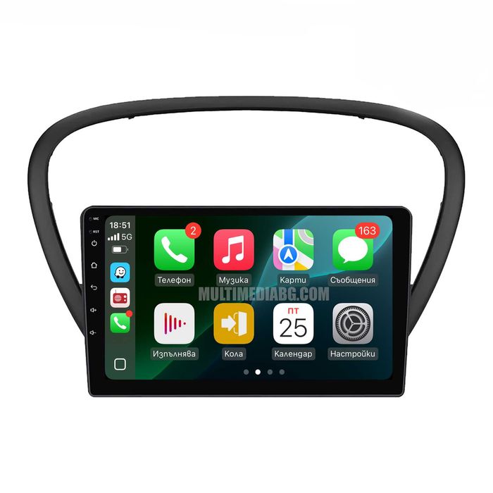 Peugeot 607 2004г-2010 Мултимедия Навигация Android