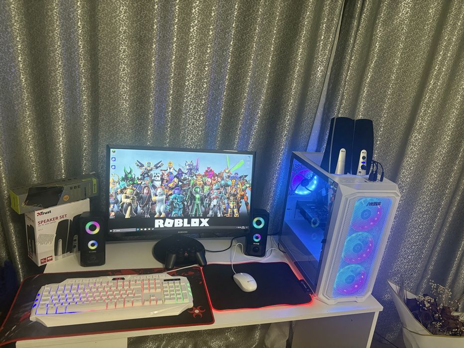 Pc Gaming setup Complet Monitor+periferice hdd+sad 16 gb ram i5