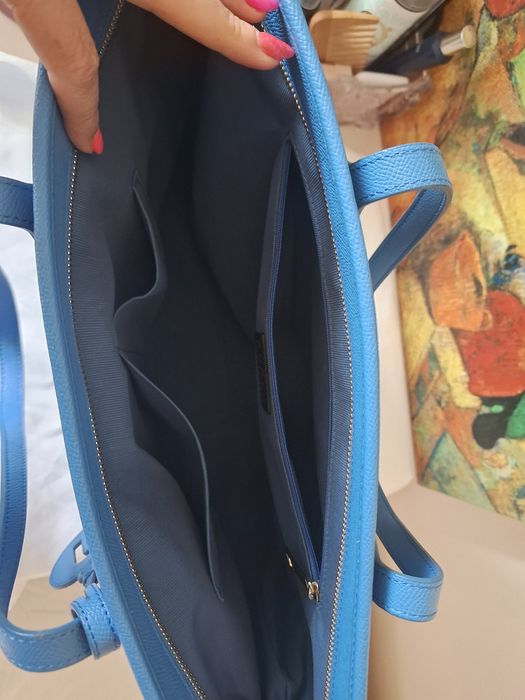 Чанта Furla естествена кожа