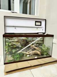 Продам аквариум 200 литров + в подарок маленький аквариум