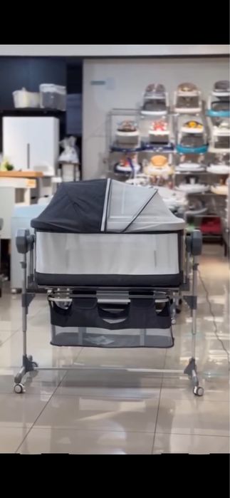 Электролюлька с автоматическим укачиванием при плаче ребенка Cool Baby