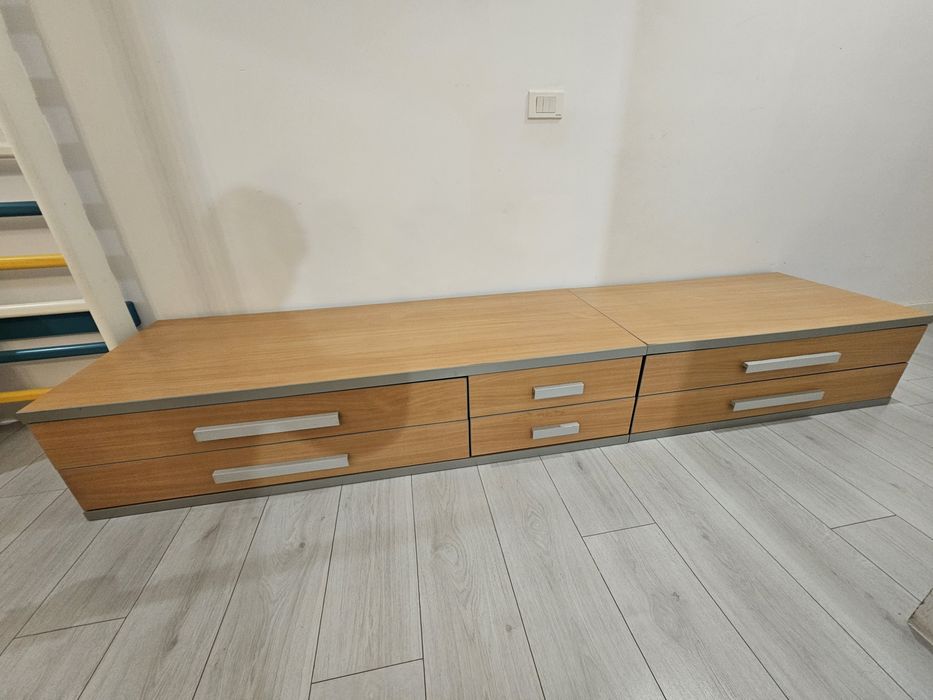 Comoda tv, pal dublu, foarte rezistenta, modulara