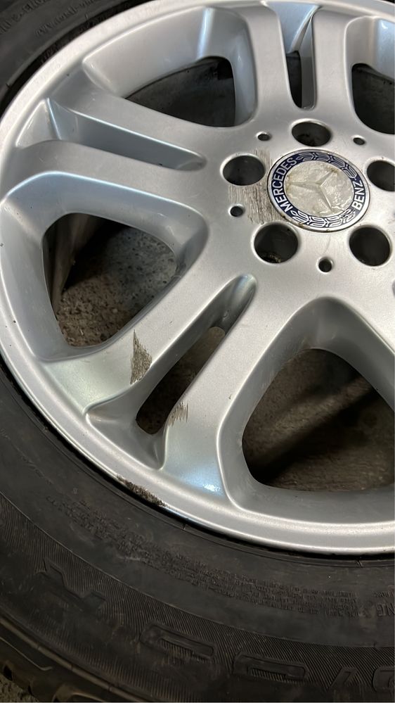 Roti  255 55 18 jante ORIGINALE MERCEDES aliaj cu anvelope ML