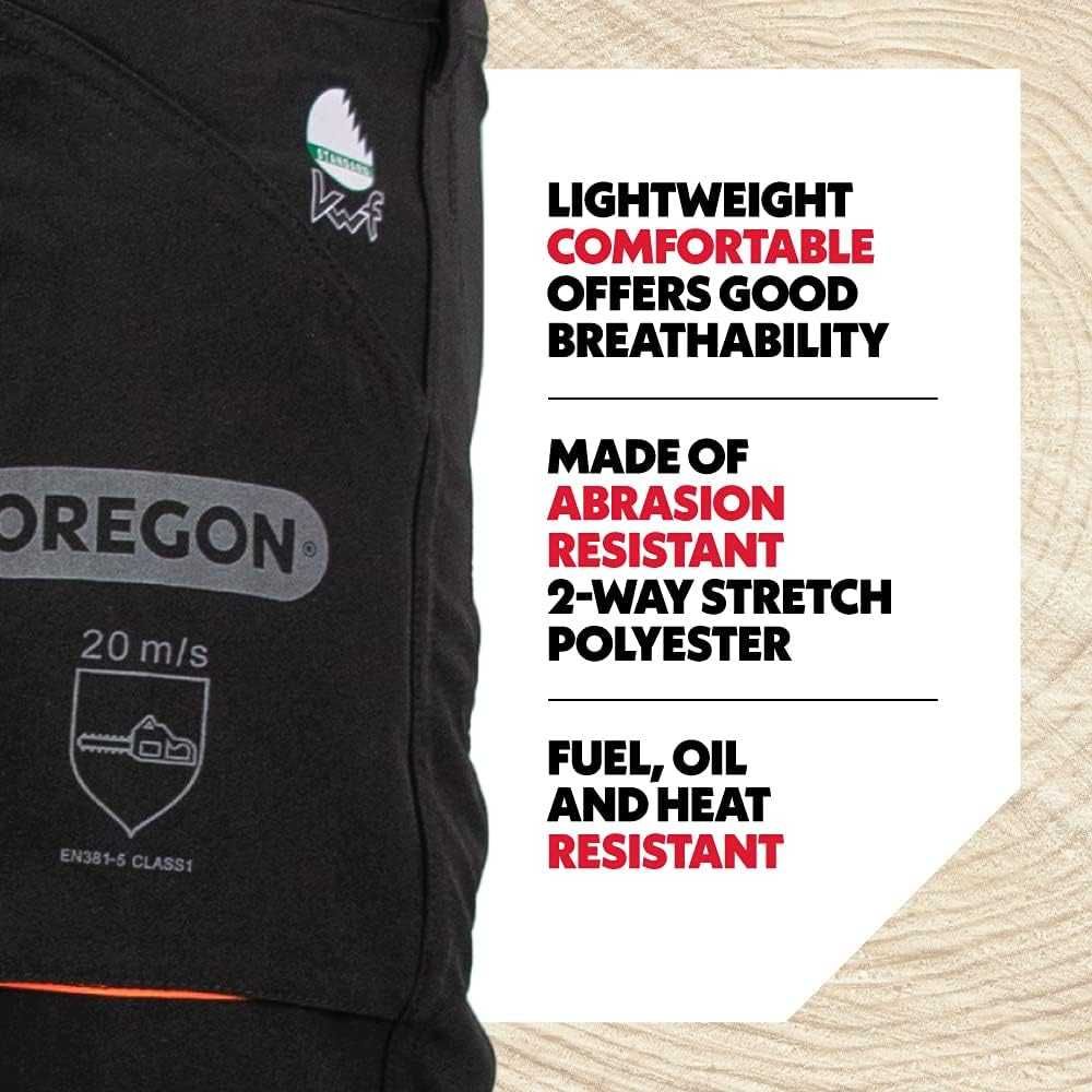 Pantaloni de protecție Oregon Yukon, Tip A Clasa 1, Dimensiune L