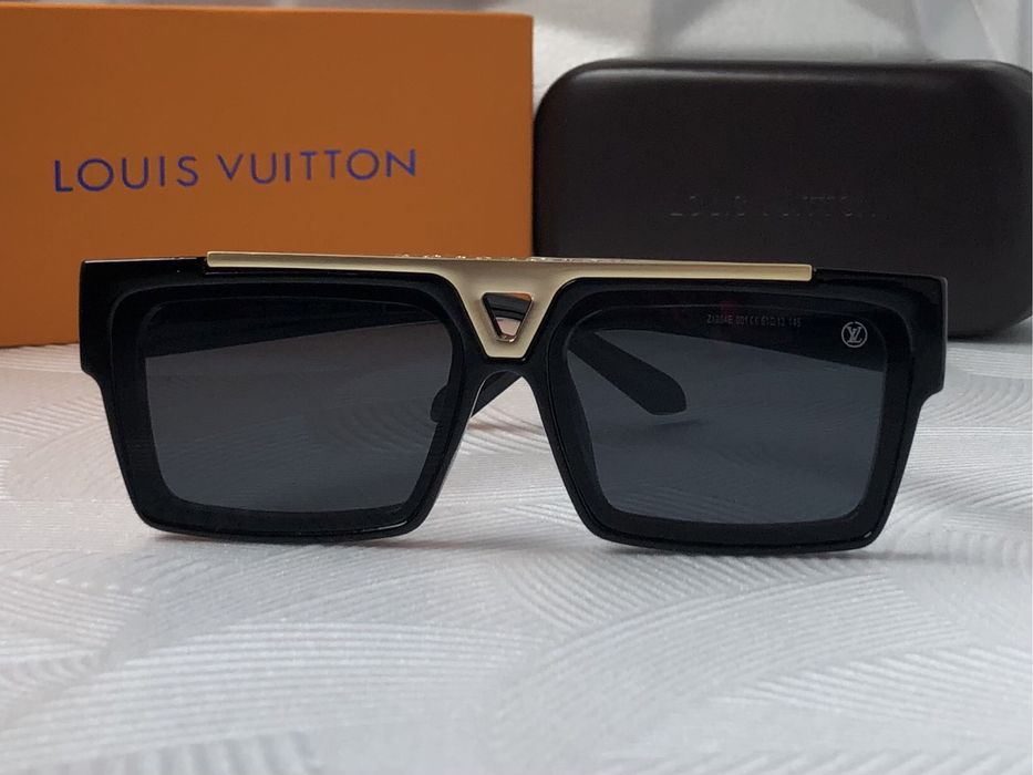 Мъжки слънчеви очила маска 2 цвята черни