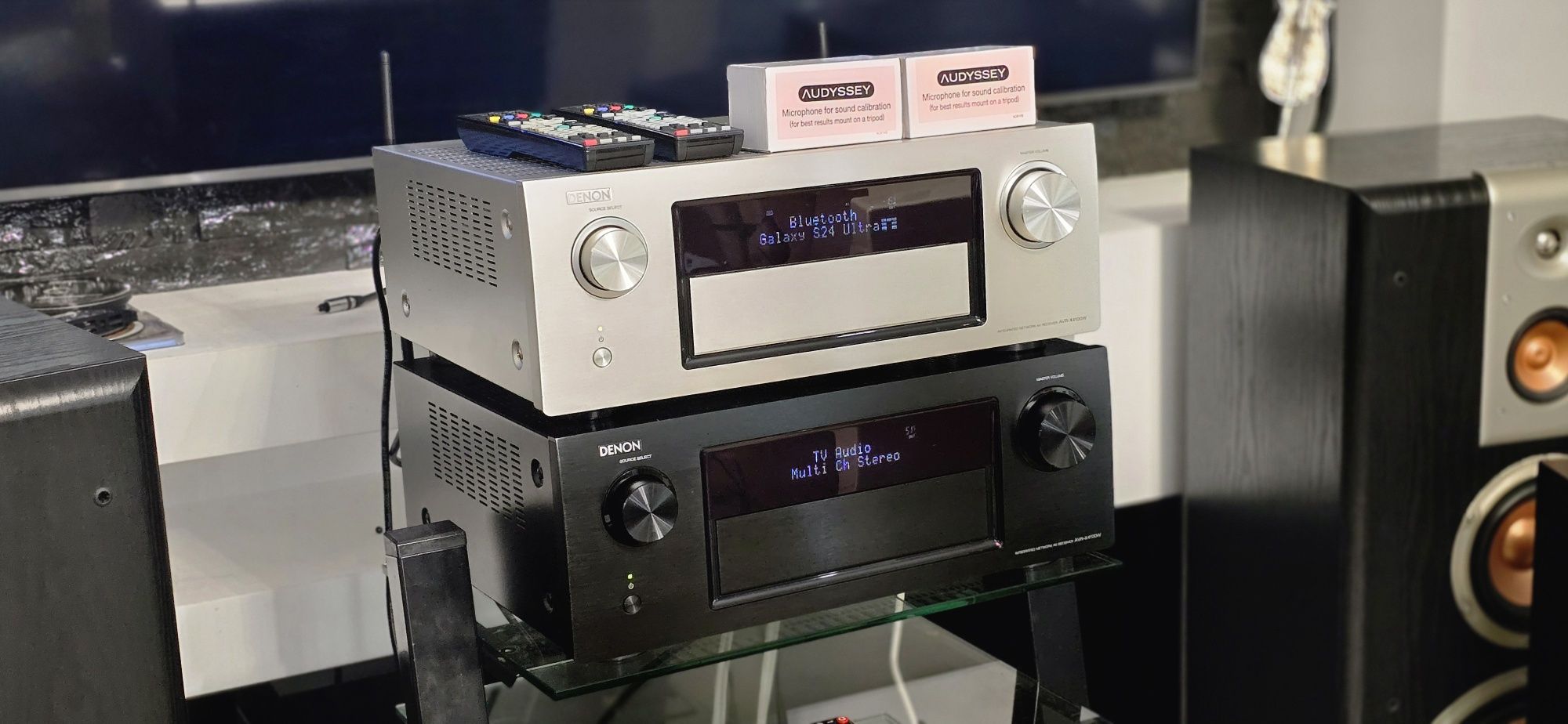 Receiver 7.2 Denon AVR-X4100 Dolby Atmos Wifi Bluetooth arc 4k usb