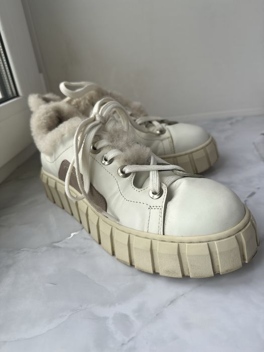 Натуральные зимние ботинки