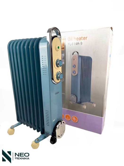 Uy uchun elektr isitish pechlari: yog 'bilan to'ldirilgan radiator