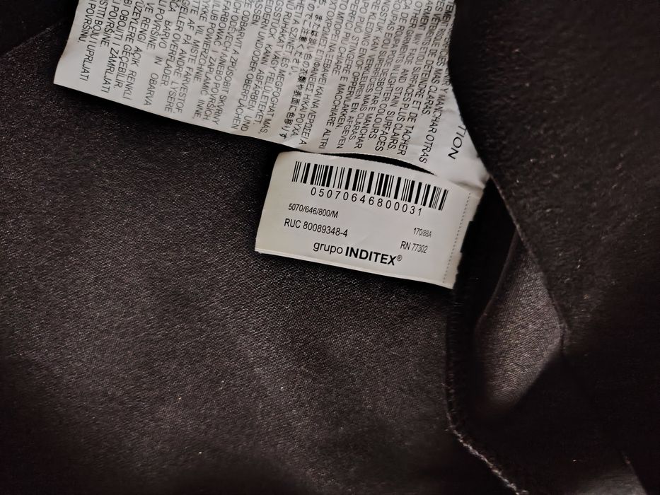 Rochiță Zara din piele întoarsă M