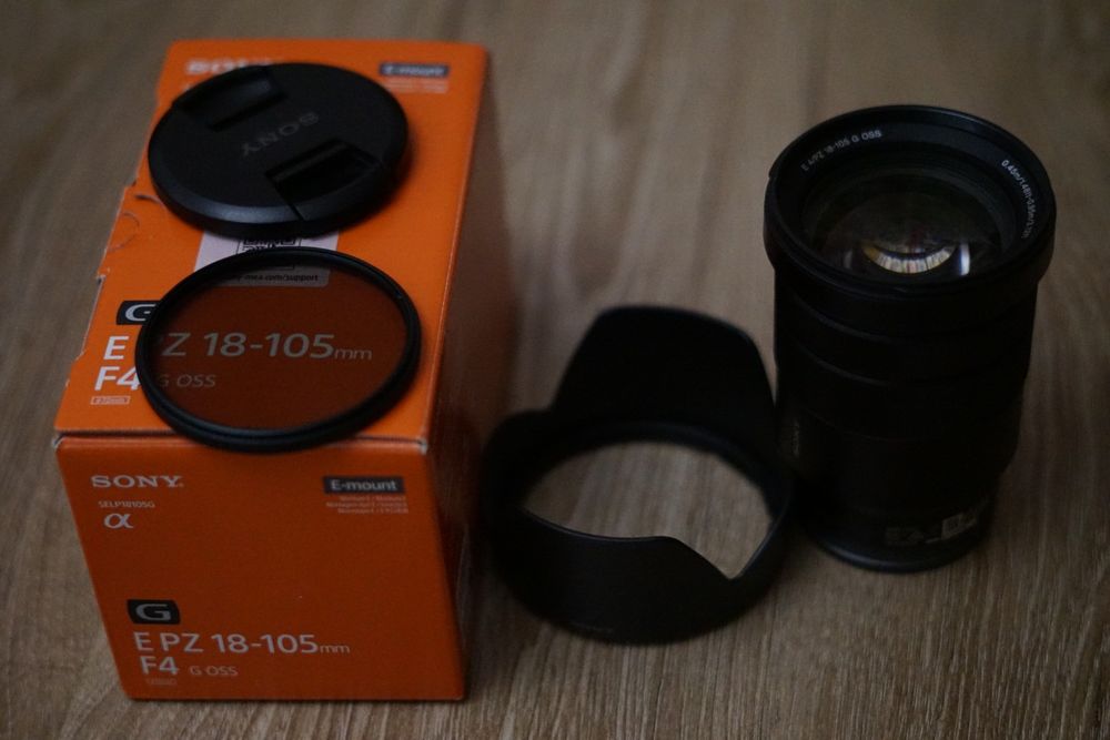 Sony e-mount pz 18-105 G OSS