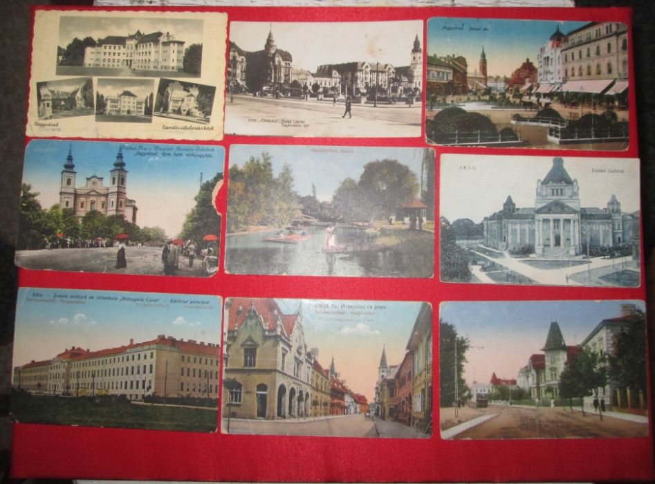Cărți poștale 36 București Timișoara Lugoj Oradea Sibiu Severin Orșova