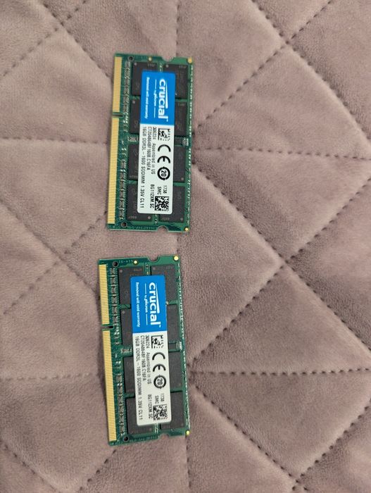 Crucial 2x16GB DDR3L 1600 SODIMM 1.35V CL11