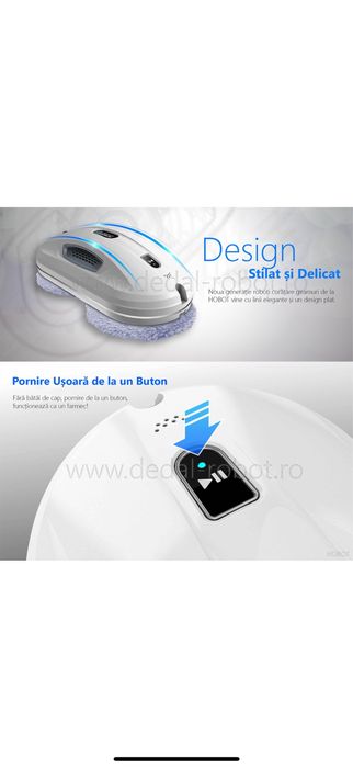 Robot de curatare geamuri HOBOT 368 cu bluetooth si telecomanda