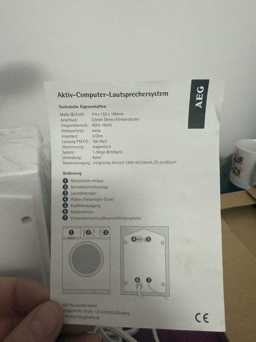 Difuzoare calculator AEG