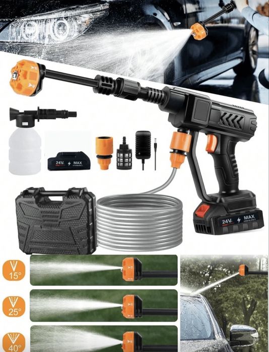 Акумулаторна Водоструйка 24V Пълен Комплект