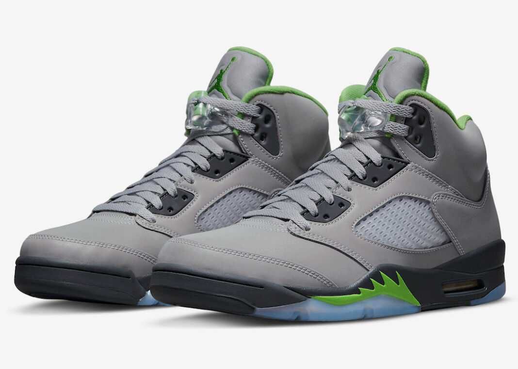 Nike  Air Jordan 5 Green Bean