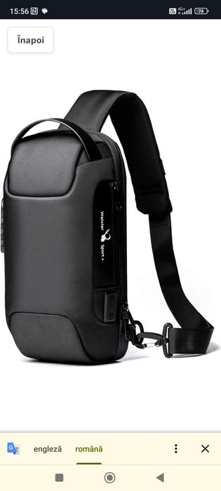 Rucsac antifurt nou