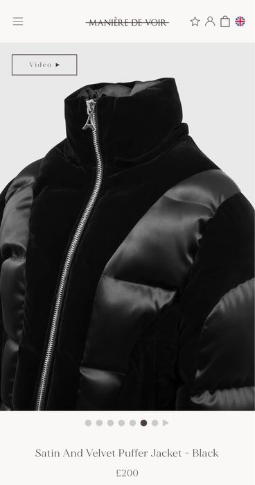 Дебело зимно яке в черно Maniere de Voir