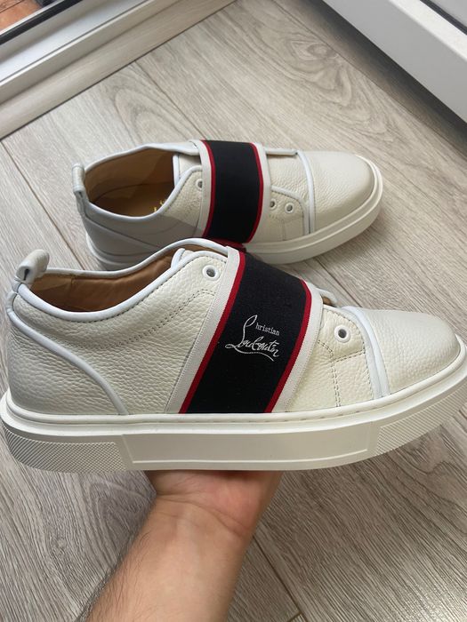 Christian Louboutin Adolescenza Sneakers Alb