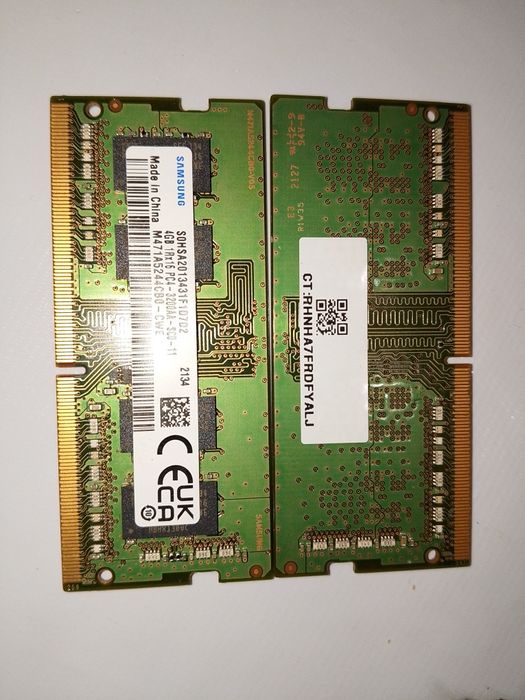 Оперативная память DDR4 на 4гб