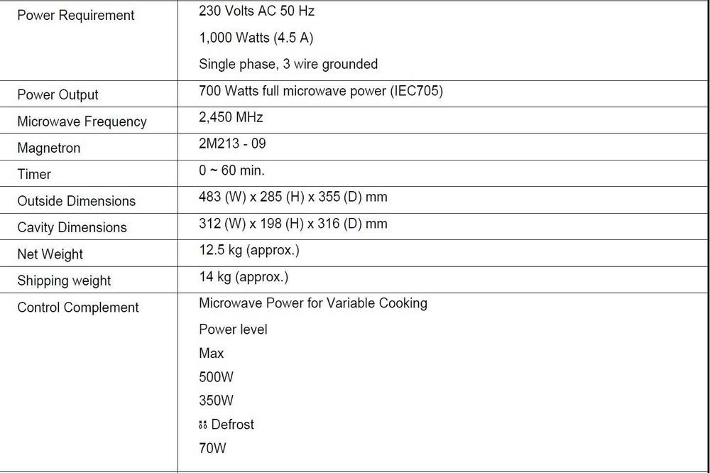 Cuptor cu microunde LG 700W