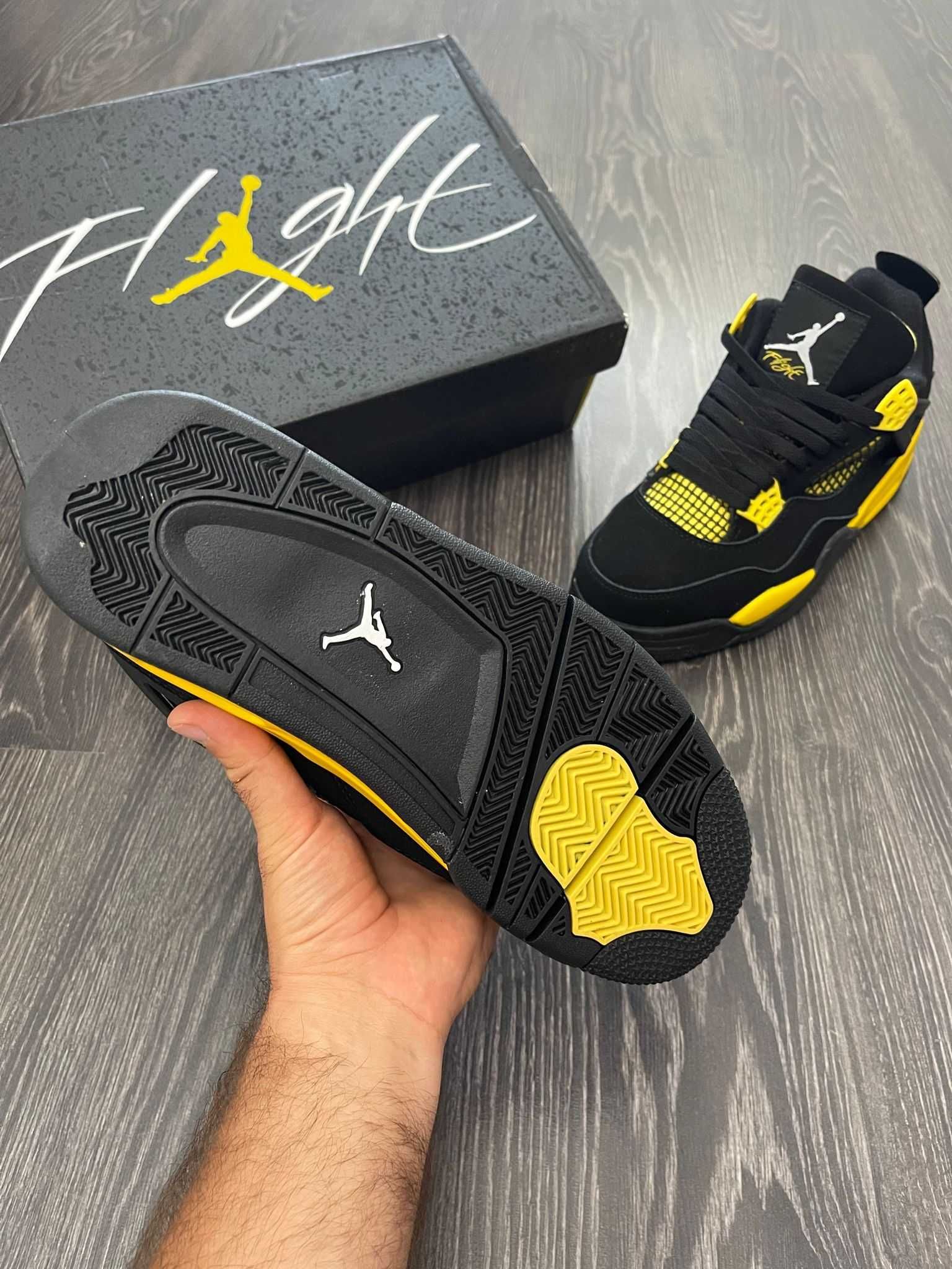 Jordan 4 Retro Yellow Thunder