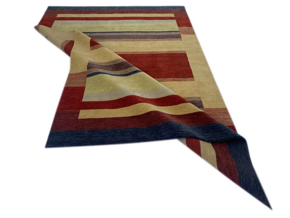 covor lana naturala, Gabbeh Loribaft, 300x200cm, manual, practic nou