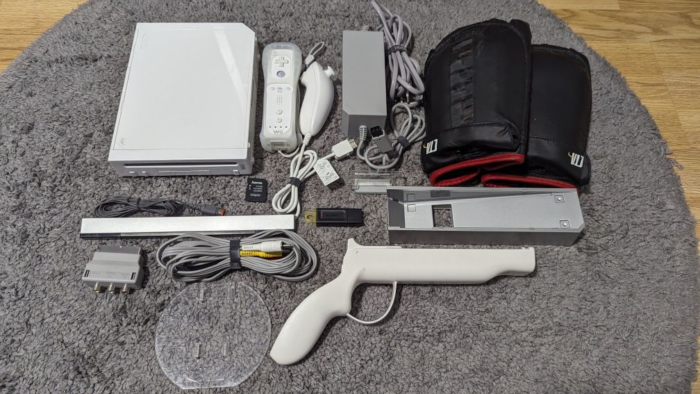 Consola Nintendo Wii White Modata 64gb+ accesorii