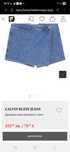 Дънкова пола-панталон Calvin Klein L-XL