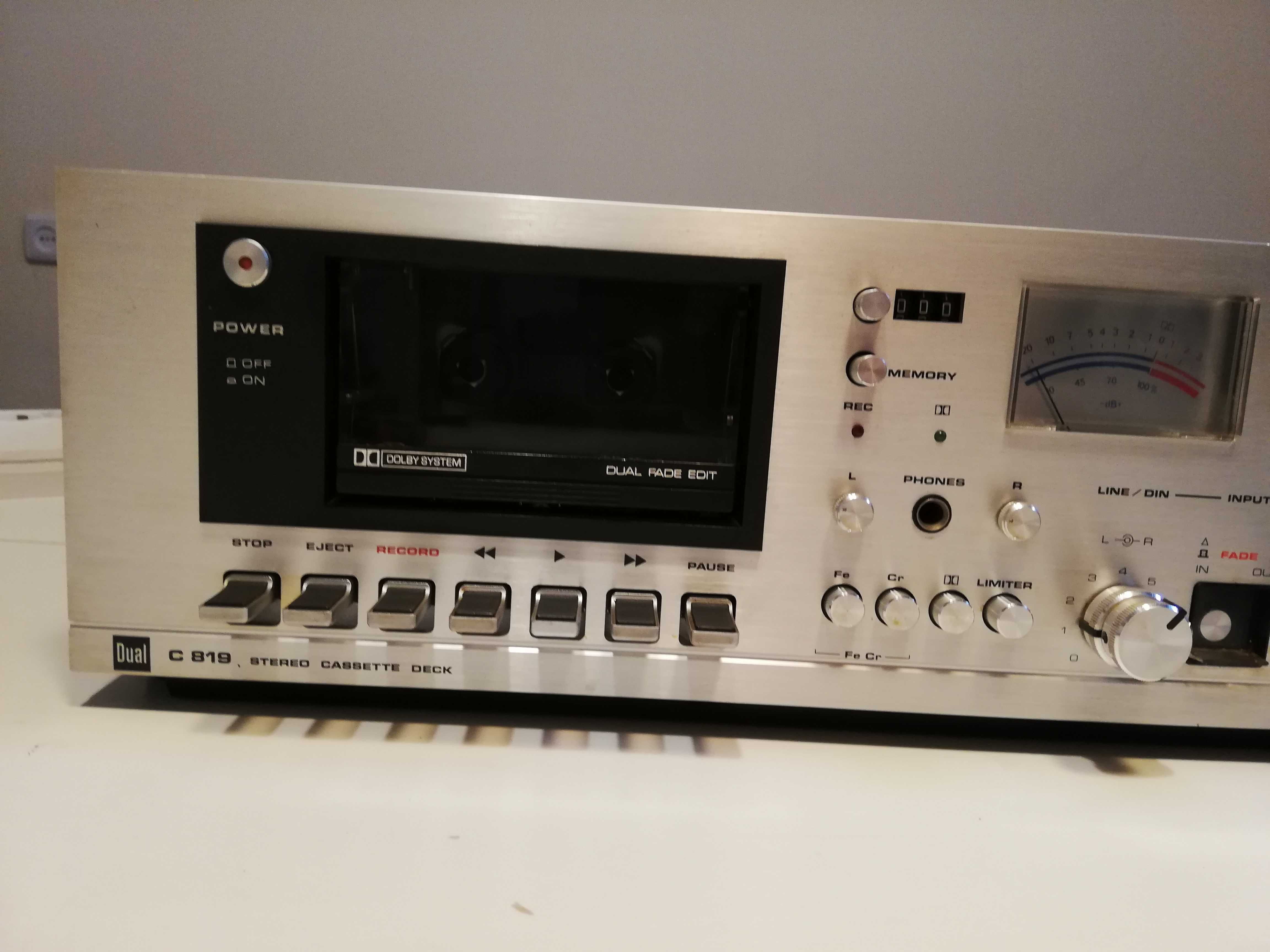 Stereo Cassette Deck DUAL model C819 - Vintage/aspect Impecabil/RFG