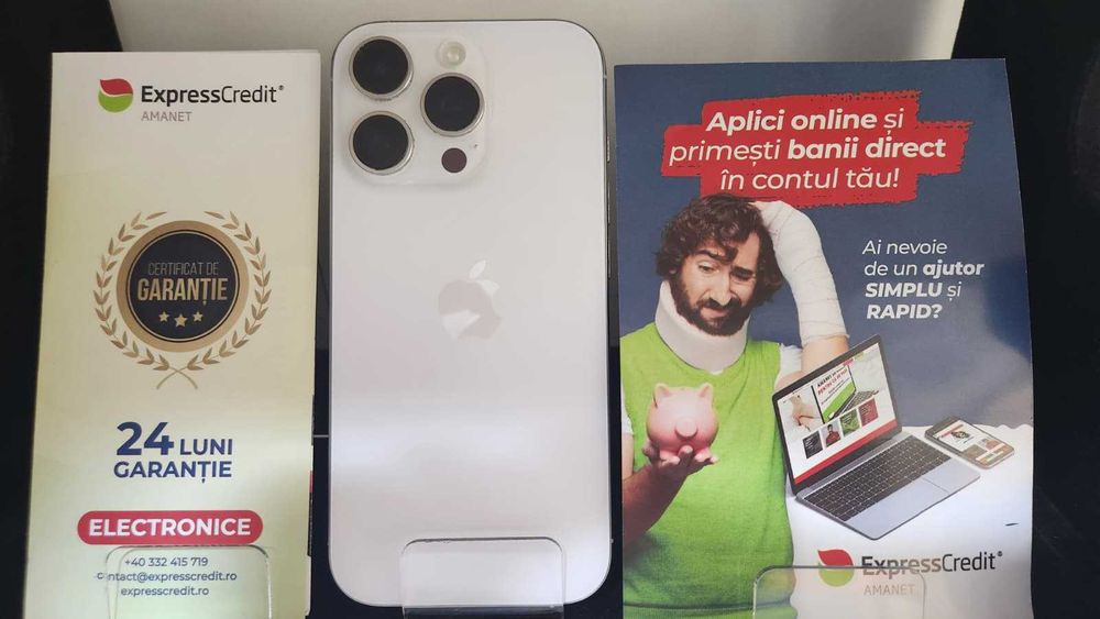Iphone 16 Pro 128GB (Ag8 Tudor1/B73717) – Garantie 2 Ani!