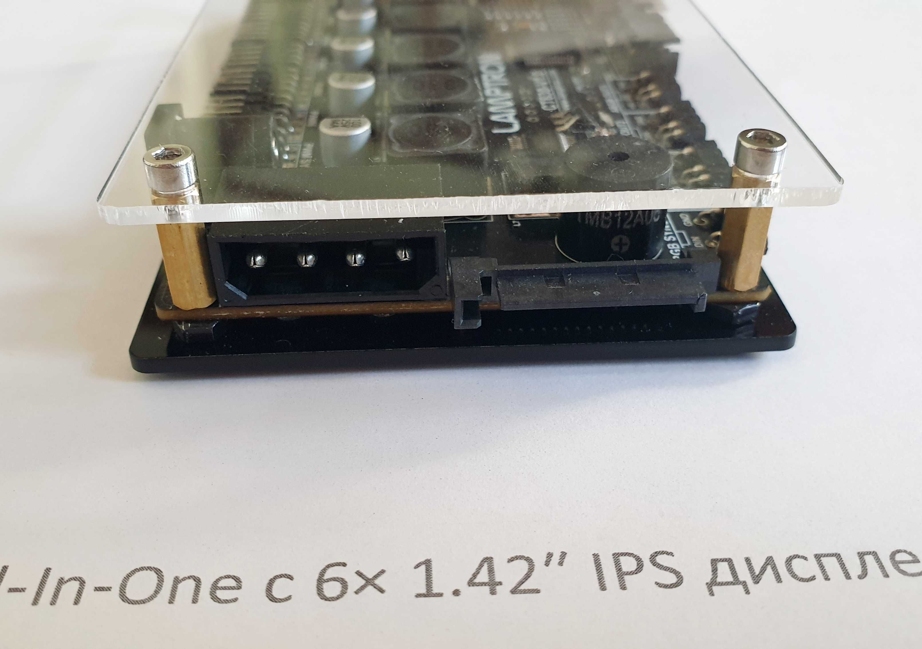 Контролер Lamptron CT625 All‑In‑One с 6× 1.42″ IPS дисплея