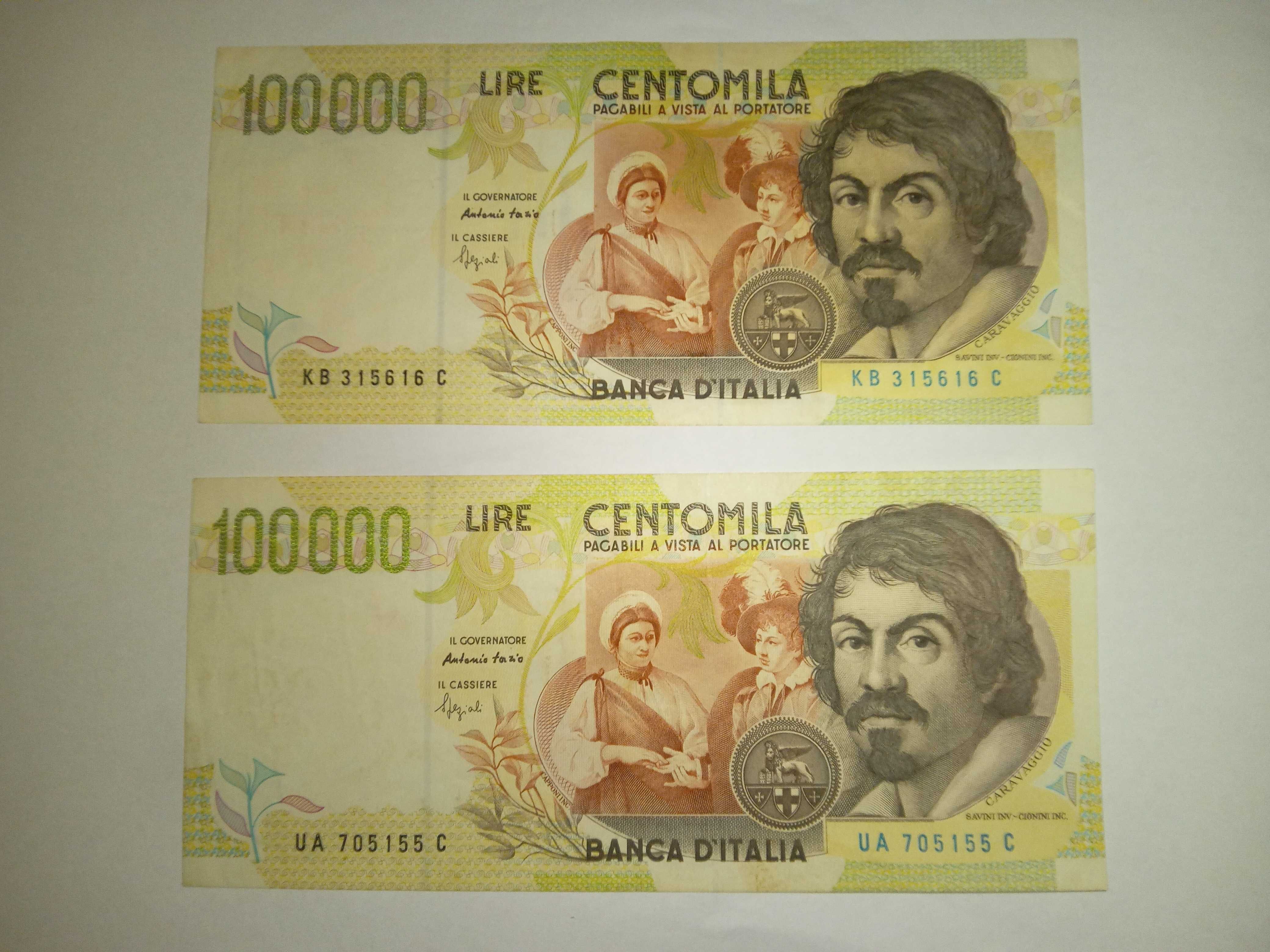 Bancnote 100.000 lire Italia 1994