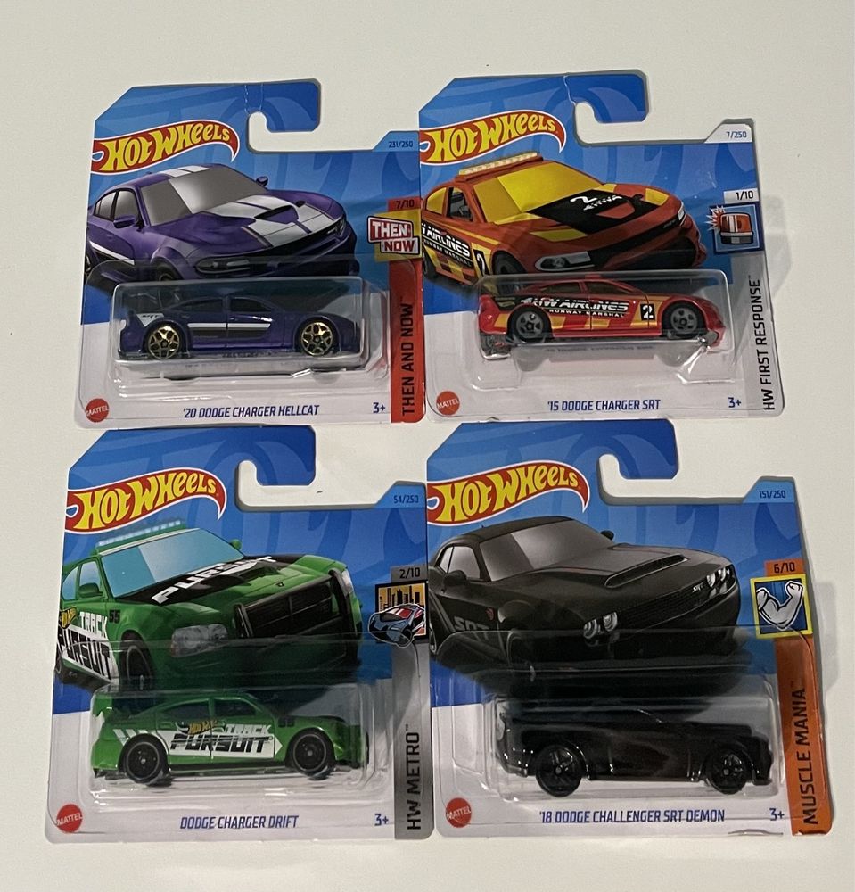 Hot Wheels set Dodge (4 buc)