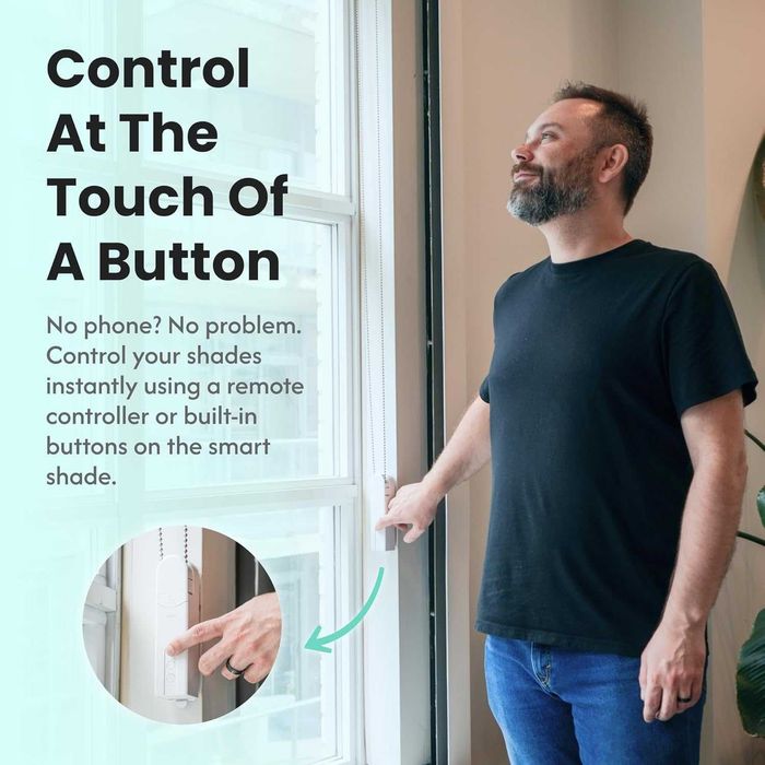 Aura мотор за ролетни щори, автоматизира съществуващи, Bluetooth