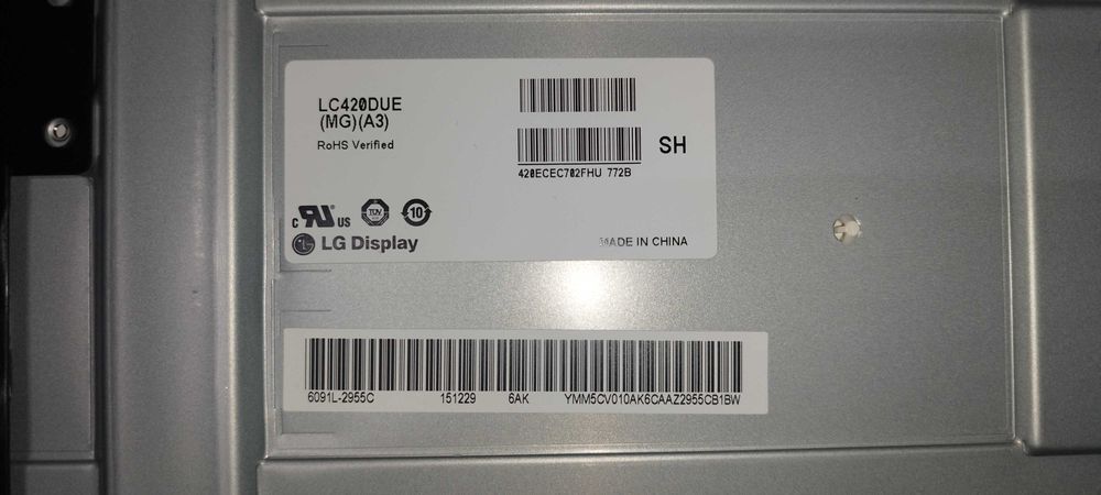 Продам матрицу LC420DUH (MG)(A3) на телевизор LG 42LF580V