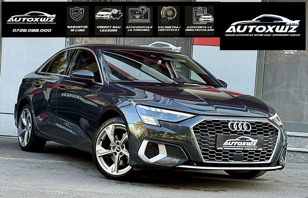 Audi A3 TVA/Garantie1an/2021/1.5/MatrixLed/Piele/CeasuriDigitale/AppleCarPlay