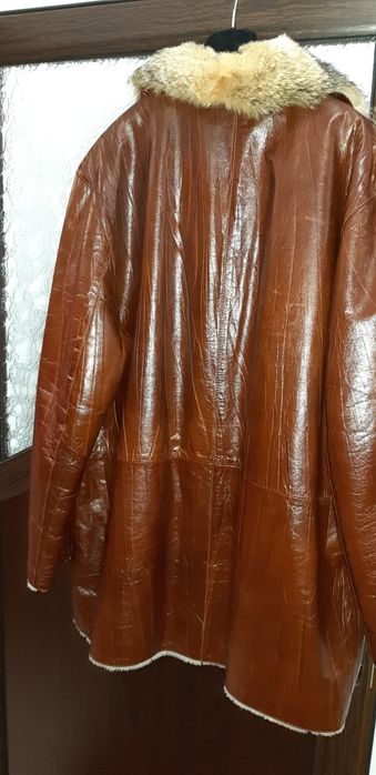 Мъжка парка / палто / яке / естествена кожа