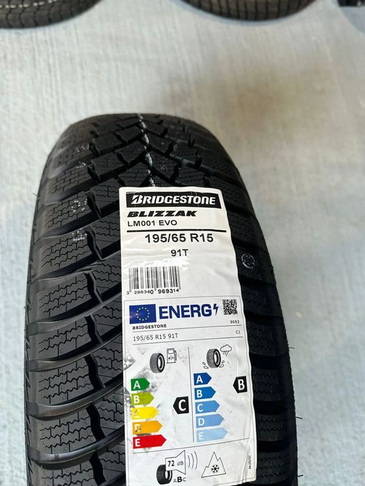 Anvelope noi iarna 195/65 R15 Bridgestone LM001E 91T